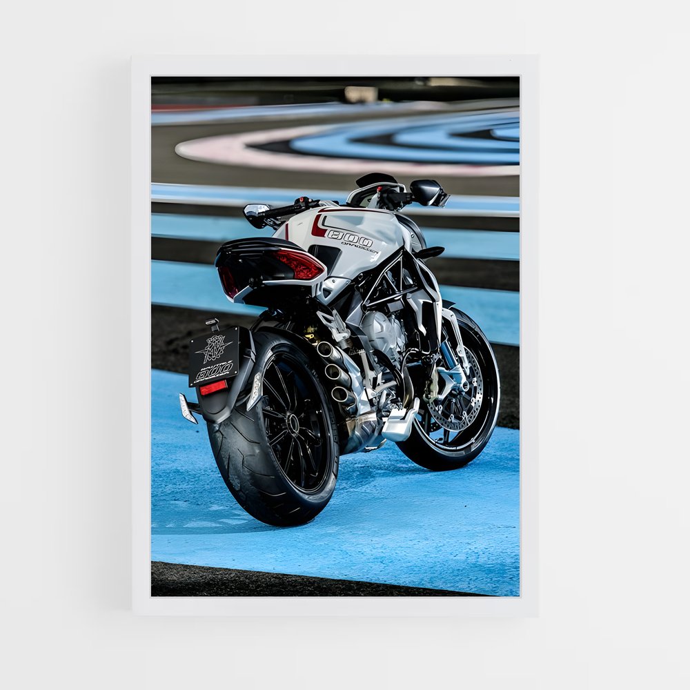 Poster Duc Duc Racing – affiche MV Agusta (vue 3)